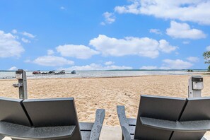 On the beach