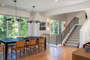 Dining - Abode at Sunny Knob Hill, scenic setting, hot tub (Ketchum)