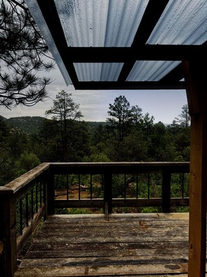 Property grounds - Charming Convertible A Frame Cabin 1-bedroom cabin in Boncarbo (Boncarbo)
