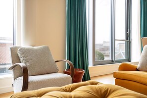 Apartment | Living room - Luxury Penthouse Overlooking the Thames (London)