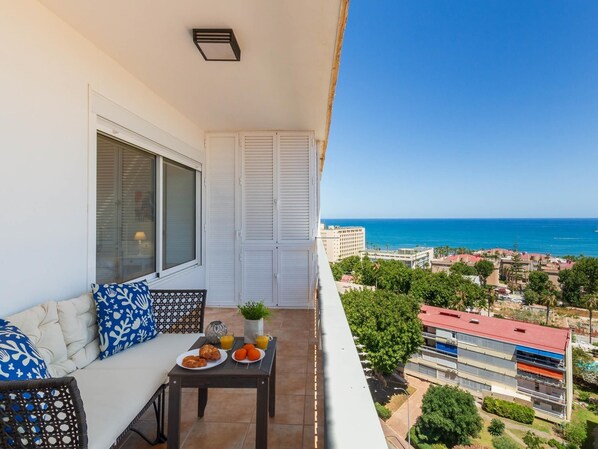 Terrace/patio - Eurosol - Terrace, Sea views, 500m from the beach (Torremolinos)