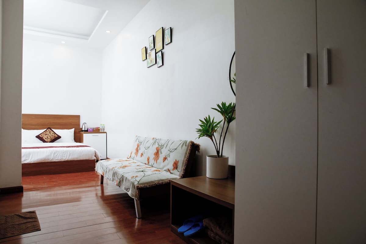 Firemannsrom – deluxe | Allergitestet sengetøy, dundyner, senger med overmadrass og lydisolert