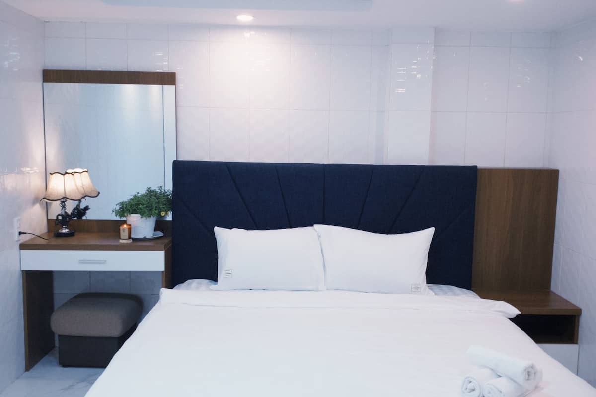 Studio Suite Kota, tanpa jendela | Seprai antialergi, selimut bulu angsa, dan bantalan ekstra lembut
