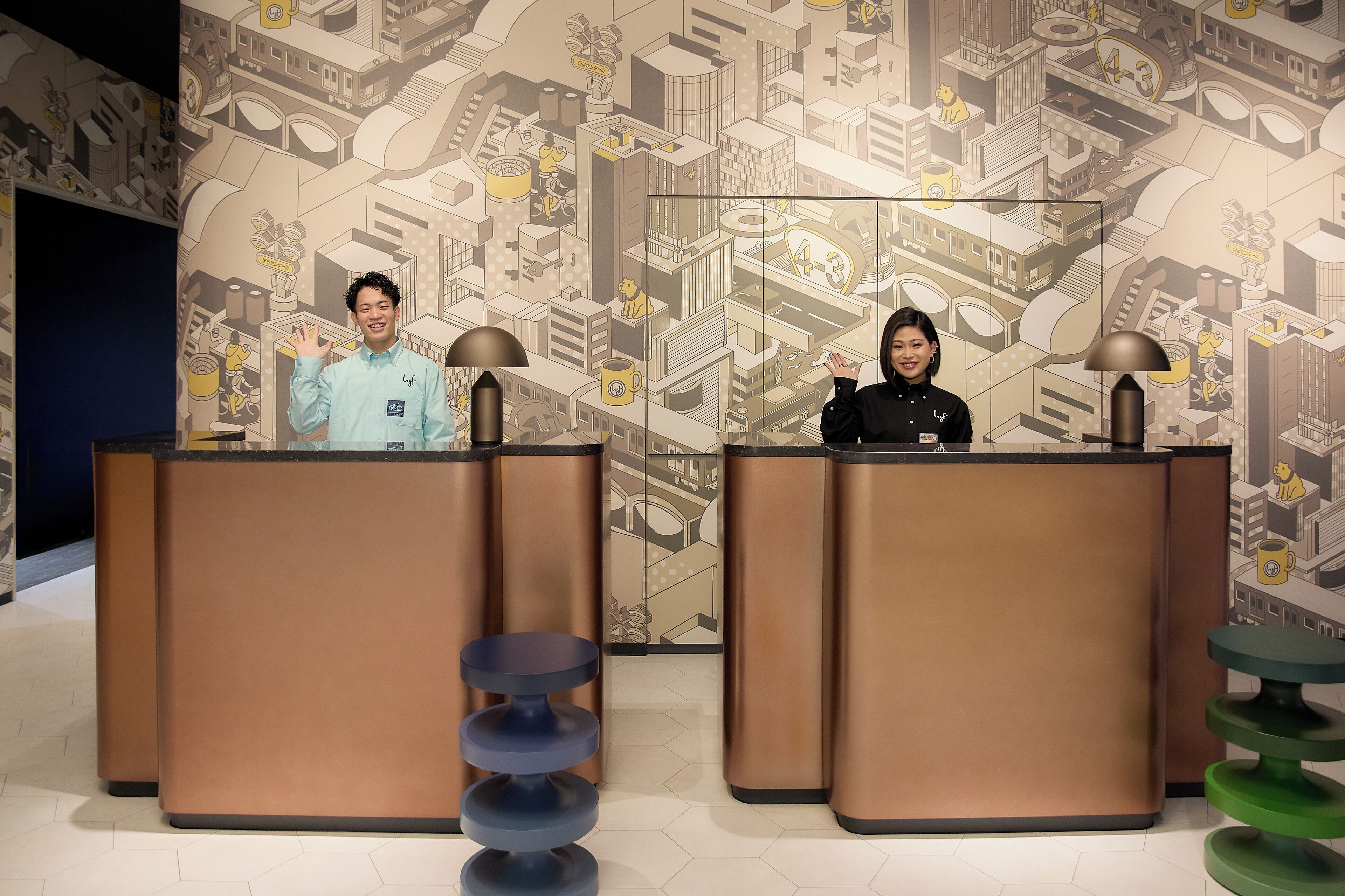 Reception | lyf Shibuya Tokyo, Japan