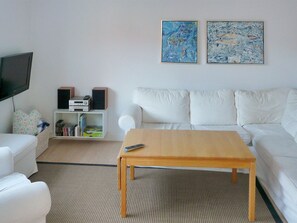TV, caminetto, lettore DVD