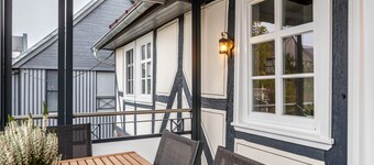 Appartement 'Ferienwohnung Ederblick' avec balcon et Wi-Fi