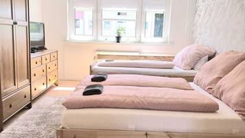 3 sovrum, gratis wi-fi och sängkläder