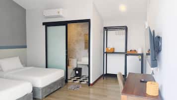 Standard Twin Bed | 1 soveværelse, premium-sengetøj, dundyner, skrivebord