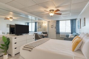 1 Schlafzimmer, Reisekinderbett, kostenloses WLAN, Bettwäsche