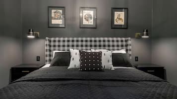 3 chambres, bureau, fer et planche à repasser, lit parapluie