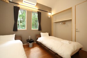 1 bedroom, free WiFi, bed sheets - White peak cabin (Hakuba)