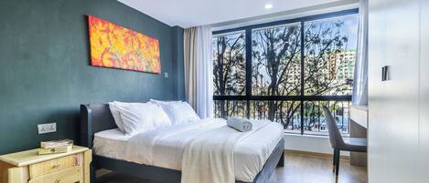 1 bedroom, iron/ironing board, free WiFi, bed sheets