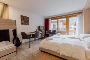 1 bedroom, iron/ironing board, free WiFi, bed sheets - Charming studio in the center of Saas-Fee (Saas-Fee)