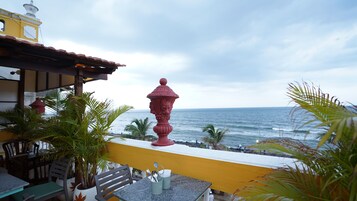 En la playa