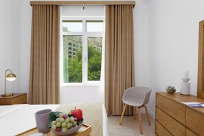 Apartamento | 1 dormitorio, caja fuerte, cortinas opacas