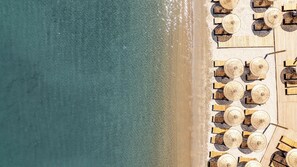 Private beach, free beach cabanas, beach shuttle, sun-loungers - Mare Alba (Bodrum)