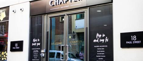 Façade de l’hébergement