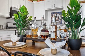 Fridge, microwave, oven, stovetop - The Burnt Barrel | New HotTub & Grill | Backyard! (Louisville)