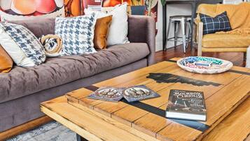 TV, video games, books, offices