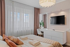 2 soveværelser, skrivebord, strygejern/strygebræt, gratis Wi-Fi