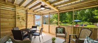 Short Description: Lakewood Bungalow | Screened Porch • 2 Baths • Basement Hangout • Walk to Lake• Onsite Laundry
