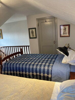 2 bedrooms, desk, iron/ironing board, travel cot