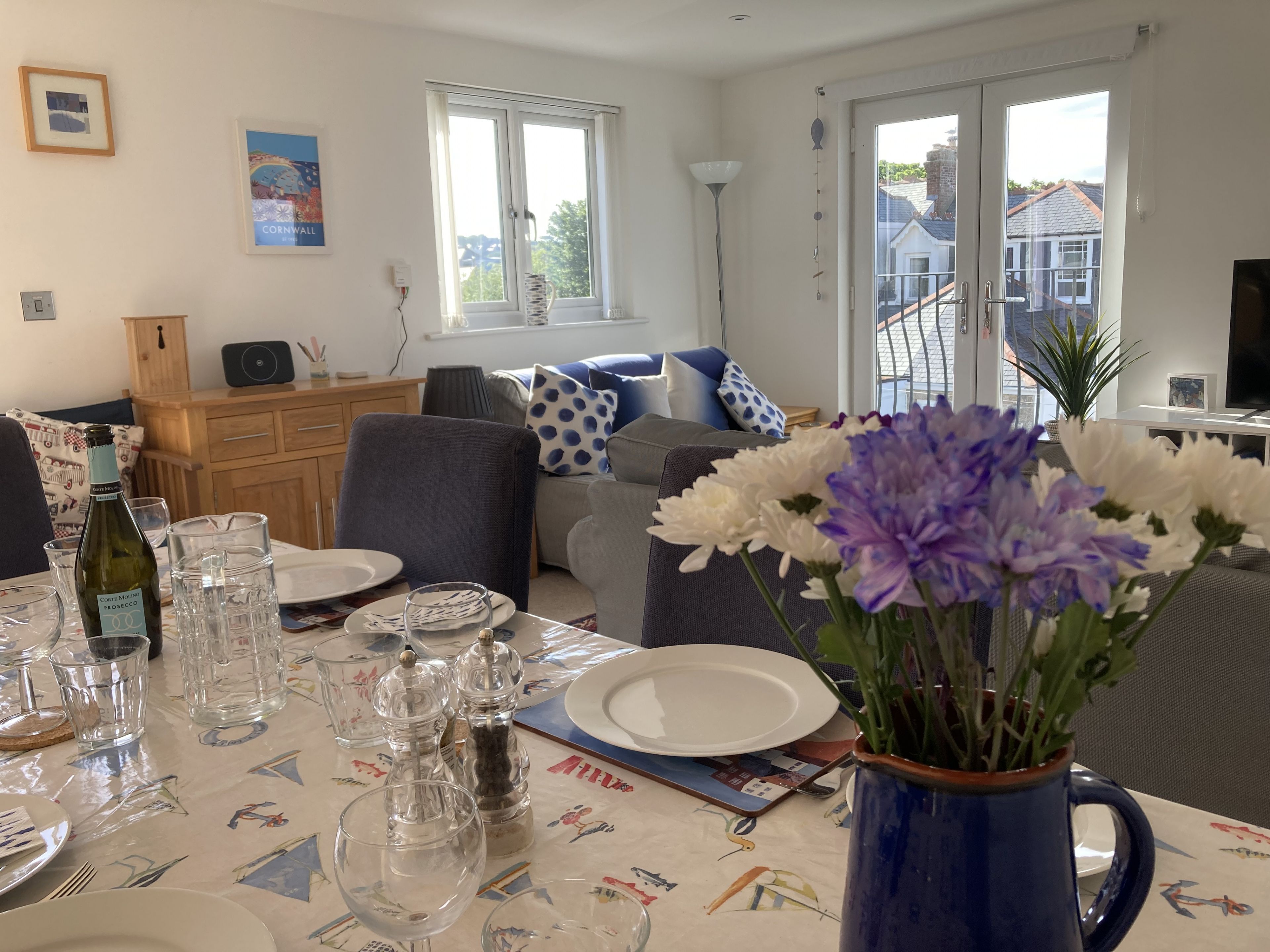 Flat 4, 10 Porthminster Terr Sleeps 4, 2 Bedrooms, 2 Bathrooms, Wifi And Parking - St Ives