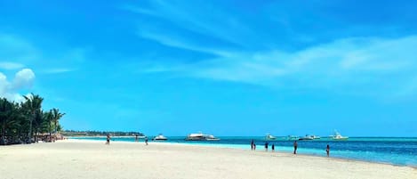 Beach nearby, white sand