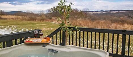 Tina de hidromasaje al aire libre