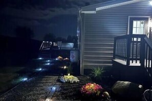 Terrace/patio - Blissfull cottage with Hot Tub and rolling hills! (Hector)