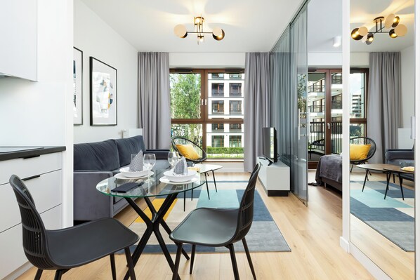 公寓, 1 間臥室, 陽台 | 客廳