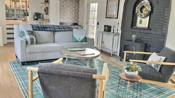 Smart TV, table football, books