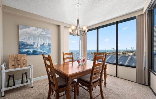 Updated 2 BR 2 BA with Indoor Pool in Ocean Front Building