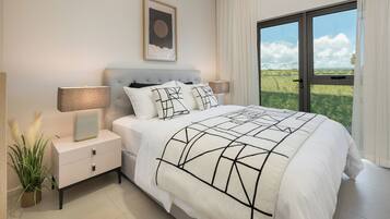 Apartemen Mewah, pemandangan gunung | Brankas dan didekorasi berbeda-beda