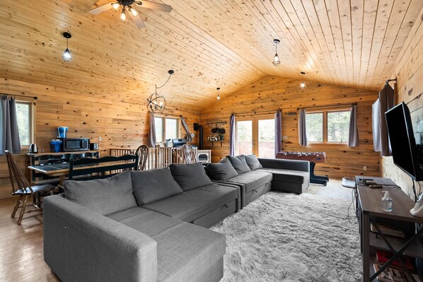 电视、壁炉、电子游戏