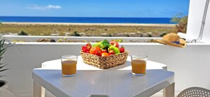 Outdoor dining - Casa Atlantica, Morro Jable Jandia, Meerblick, Balkon (Morro Jable)