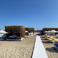 Private beach nearby, sun-loungers, beach umbrellas