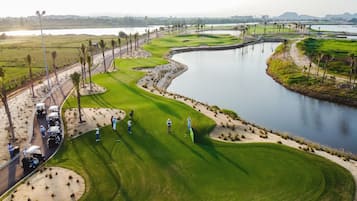 Vue sur le parcours de golf