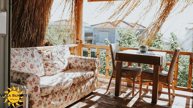 Deluxe Room | Terrace/patio - Villa Sunset Butik Otel (Cesme)