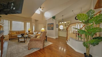 Smart-TV, Kamin, Videospiele, DVD-Player