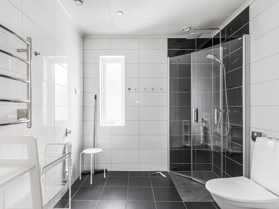 Shower, hair dryer