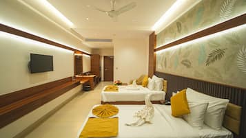 华丽双床房, 城市景观 | 客房内保险箱、隔音、熨斗/熨板、免费 WiFi