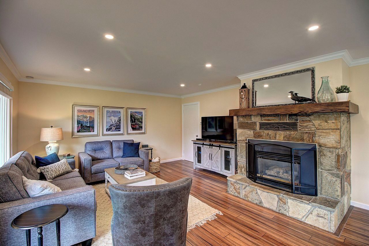 TV connectée, cheminée