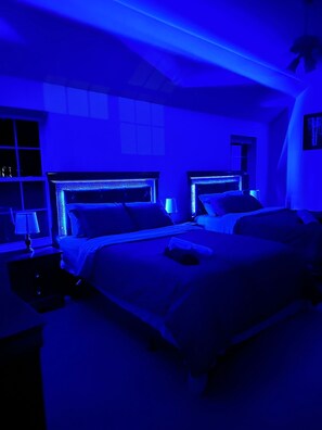 4 bedrooms, iron/ironing board, free WiFi, bed sheets