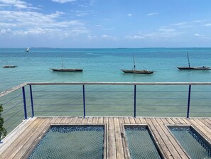 Property grounds - Charming Zanzibar suites with ocean views and modern amenities.  (Mchamba Wima)