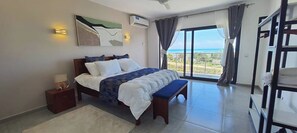 3 bedrooms, bed sheets - Charming Zanzibar suites with ocean views and modern amenities.  (Mchamba Wima)