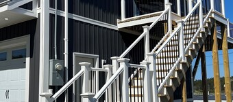 New 2-bed apartment with Panoramic Views of Downtown Lubec and Campobello Island