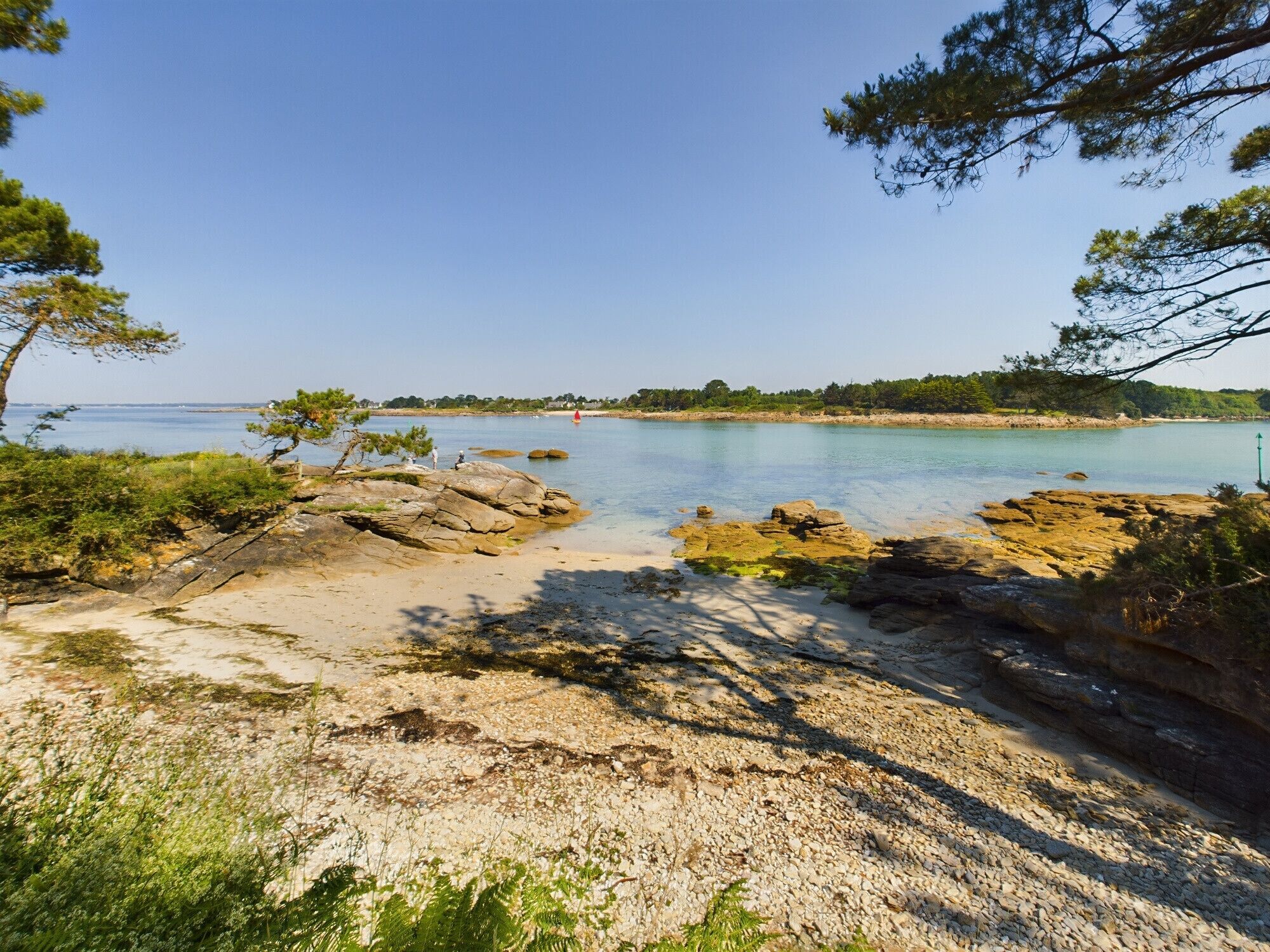 Accommodatie ligt op het strand