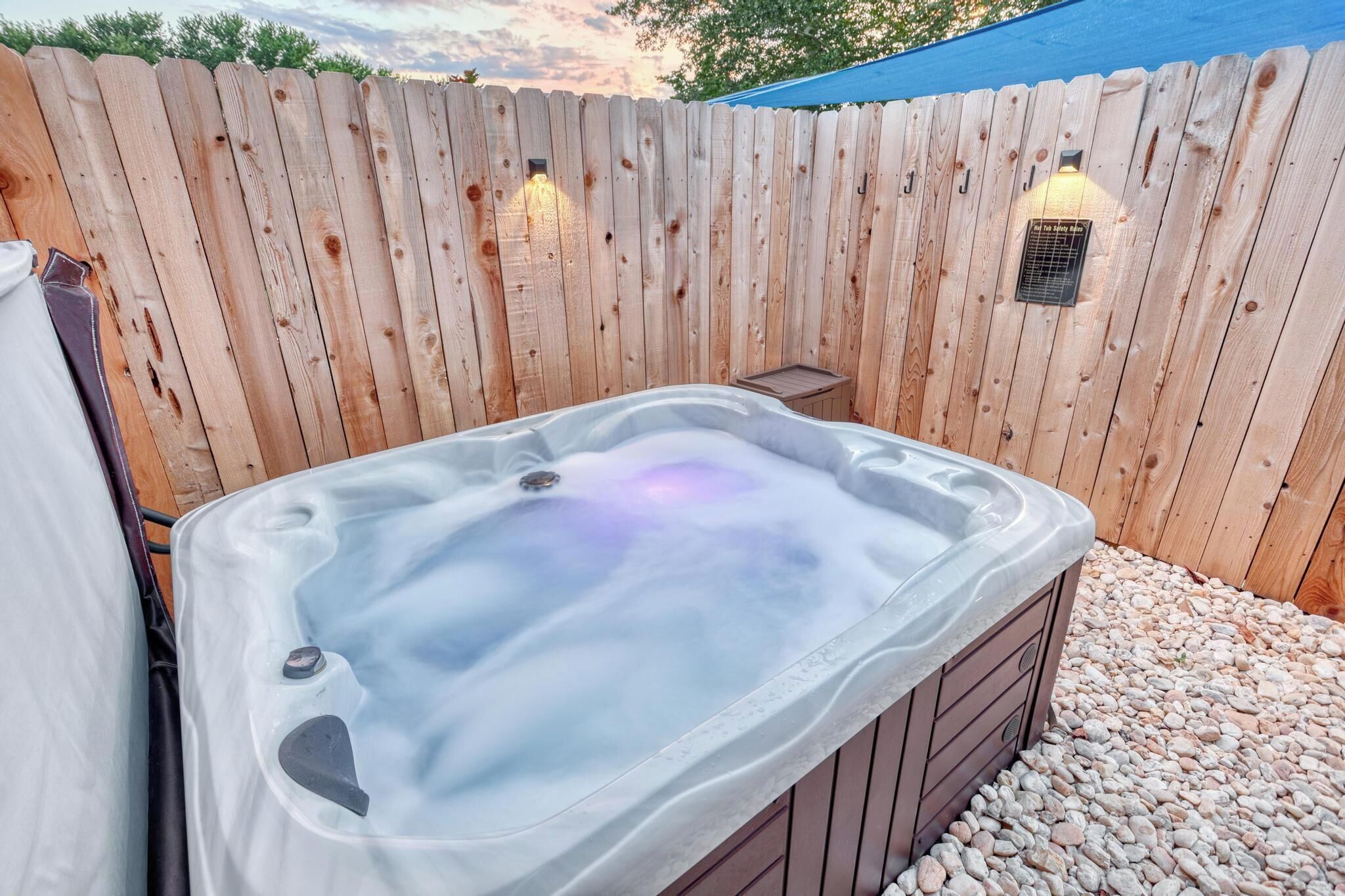 Baignoire à remous extérieure