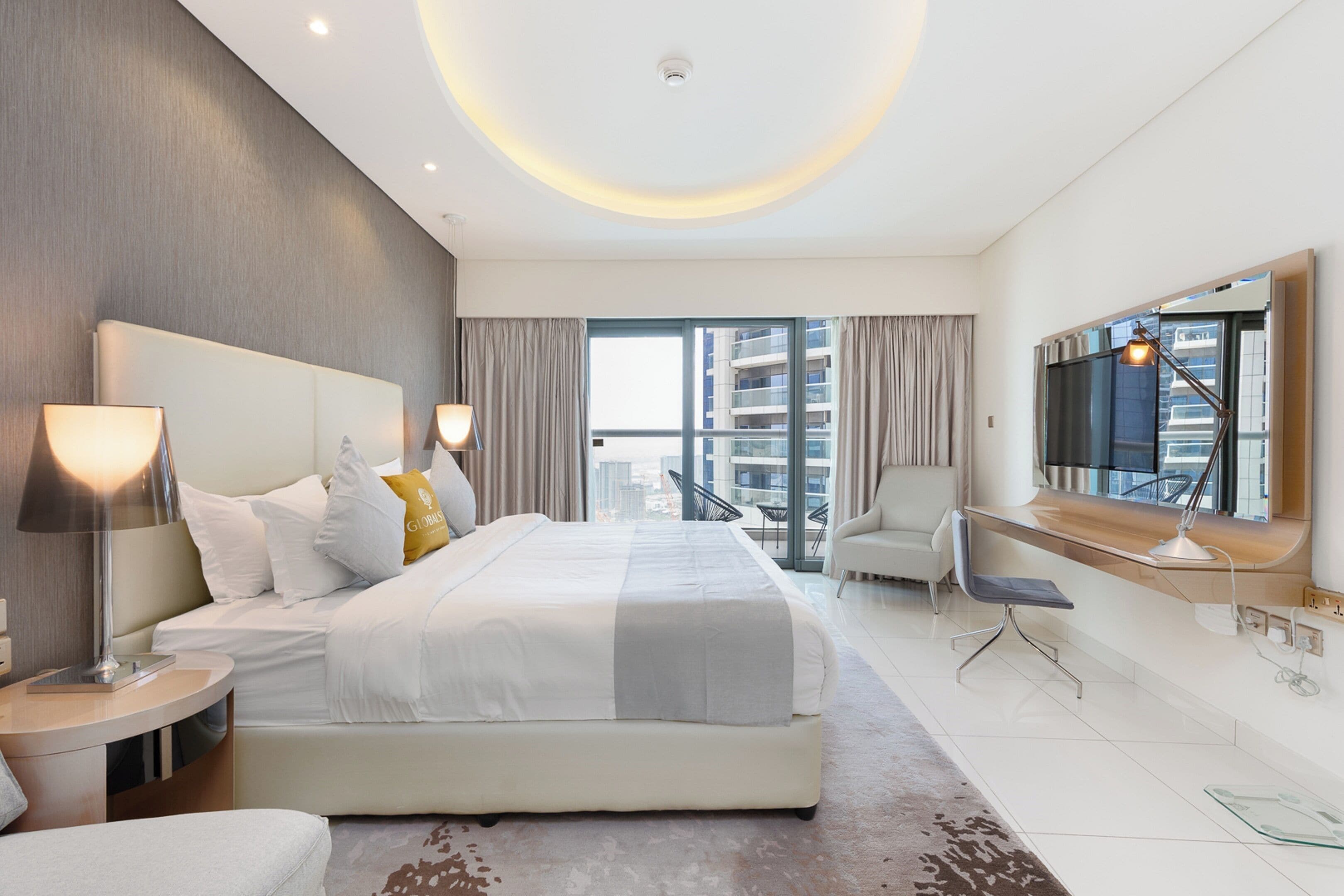 Deluxe Apartment, 1 Bedroom, Balcony, Lake View | Individually decorated, individually furnished, desk, laptop workspace